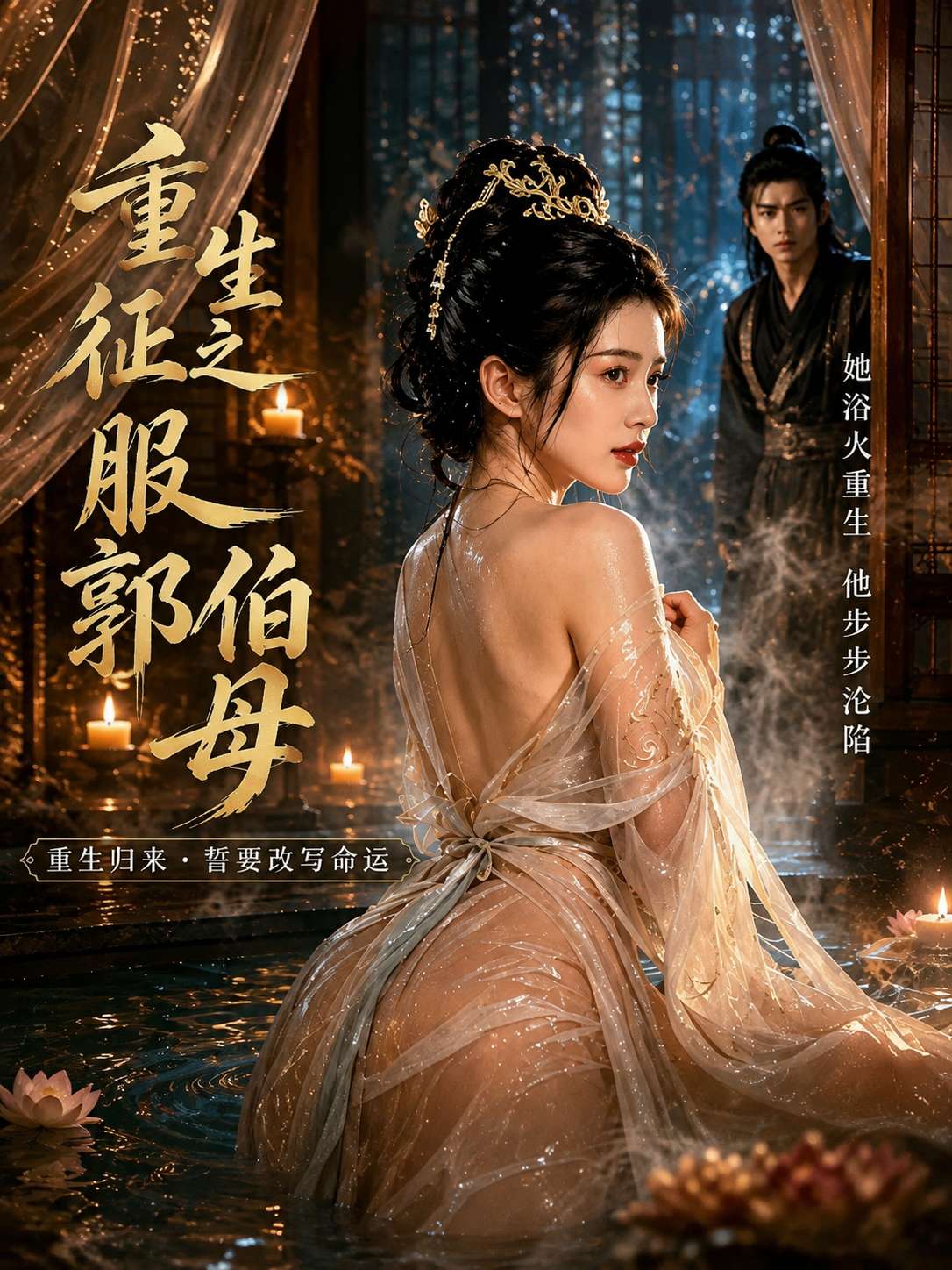 AI成人短剧：重生之征服郭伯母