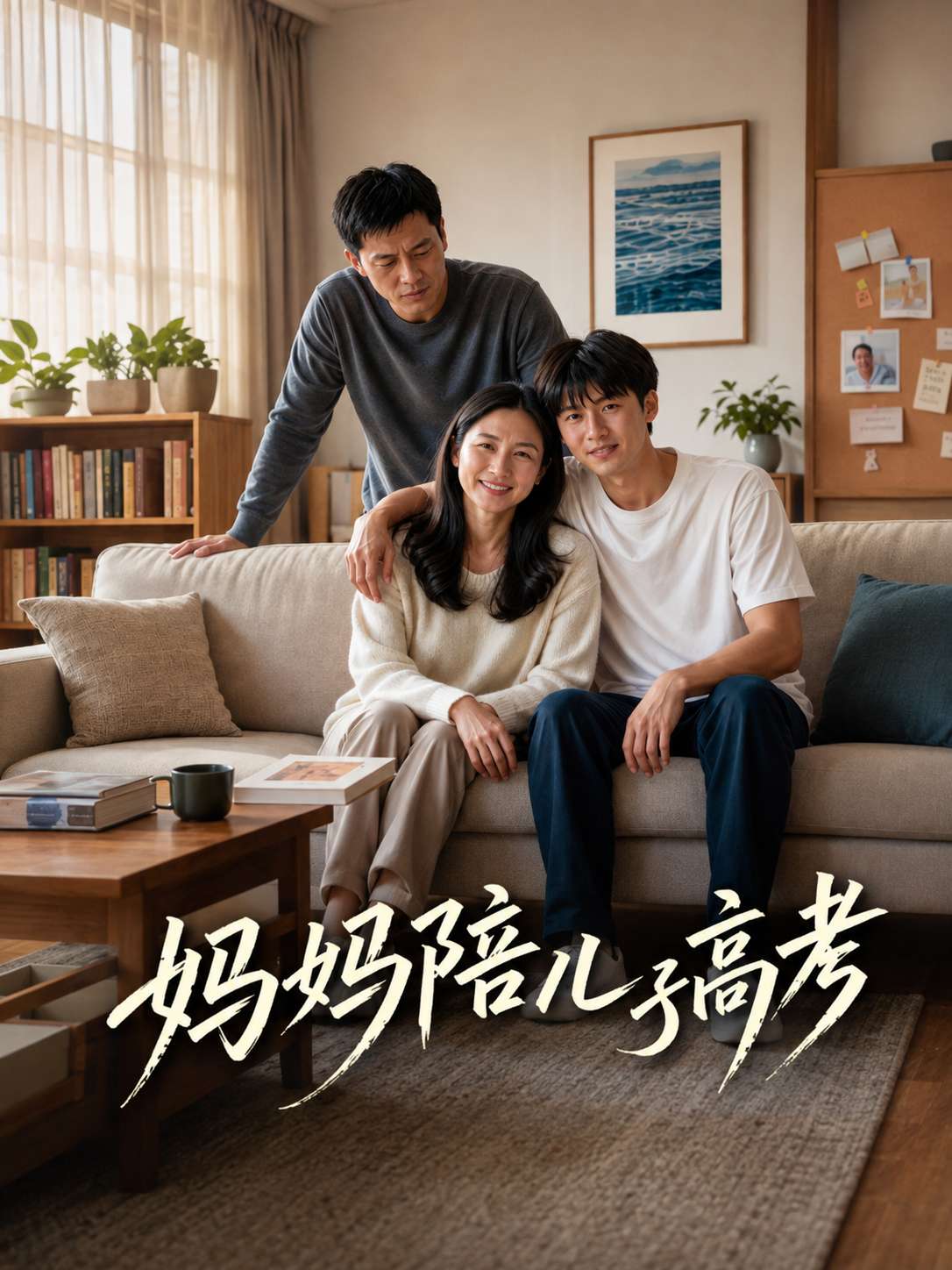 AI成人短剧：妈妈陪儿子高考