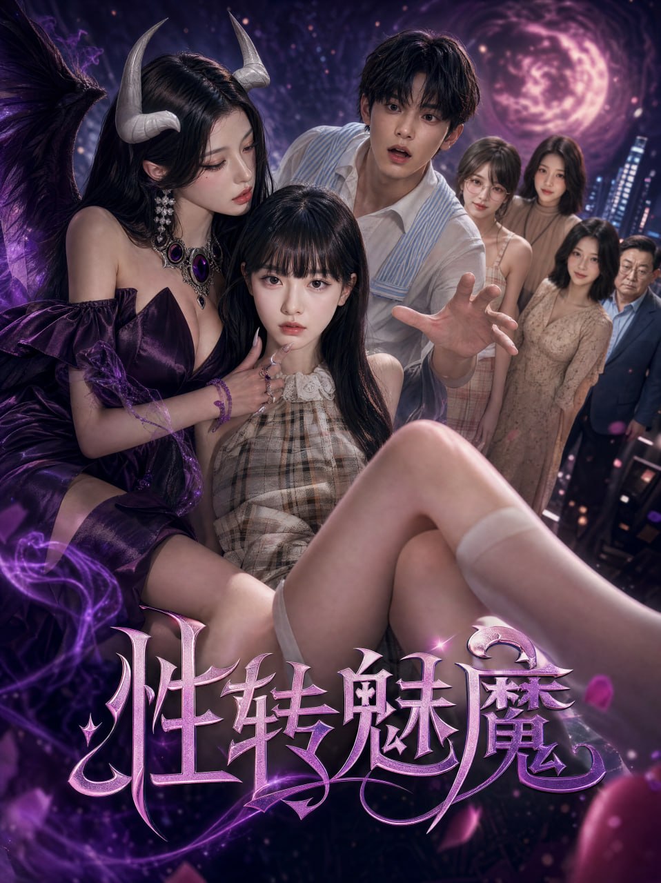 AI视频：性转魅魔