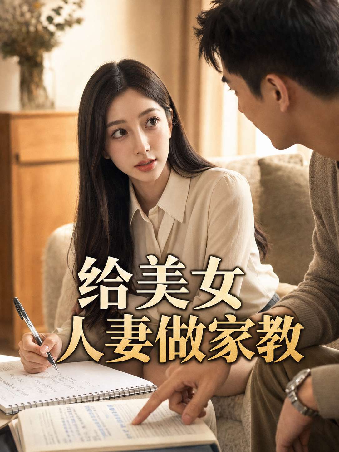 AI视频：给美女人妻做家教