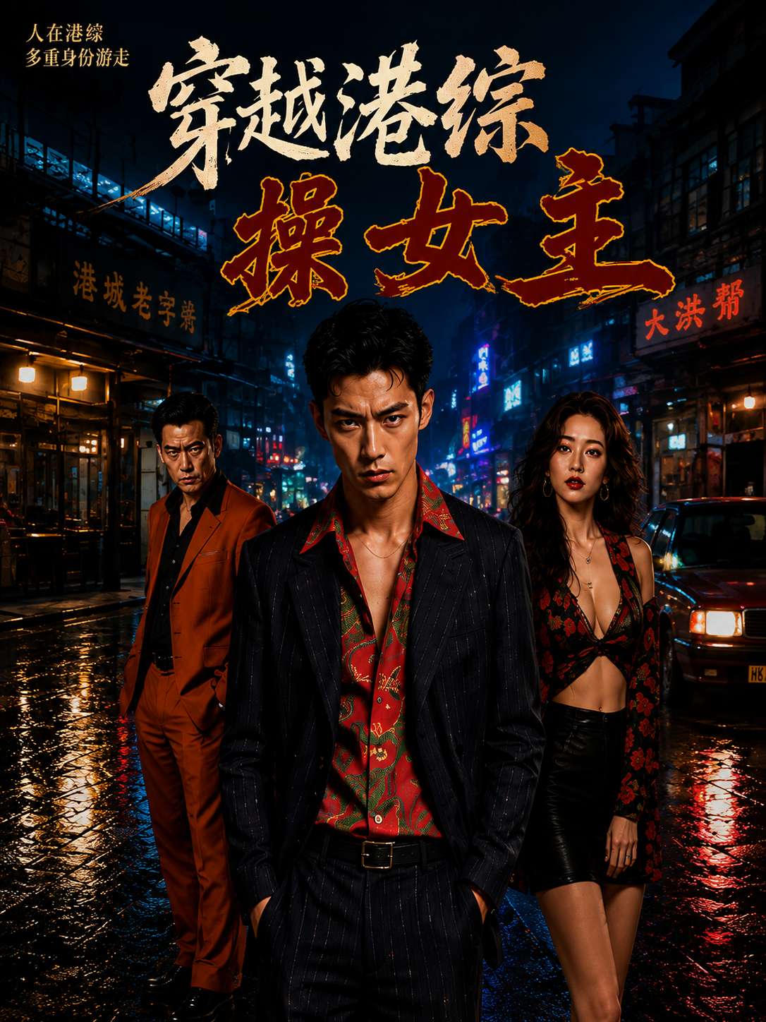 AI视频：穿越港综操女主