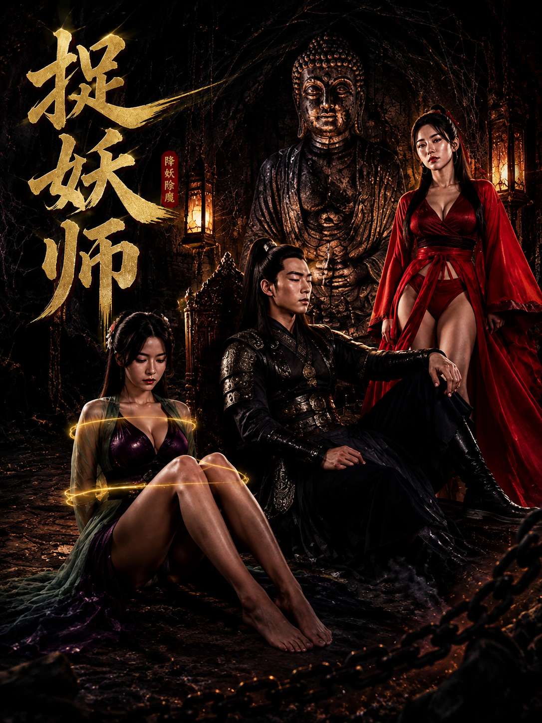 AI成人短剧：捉妖师
