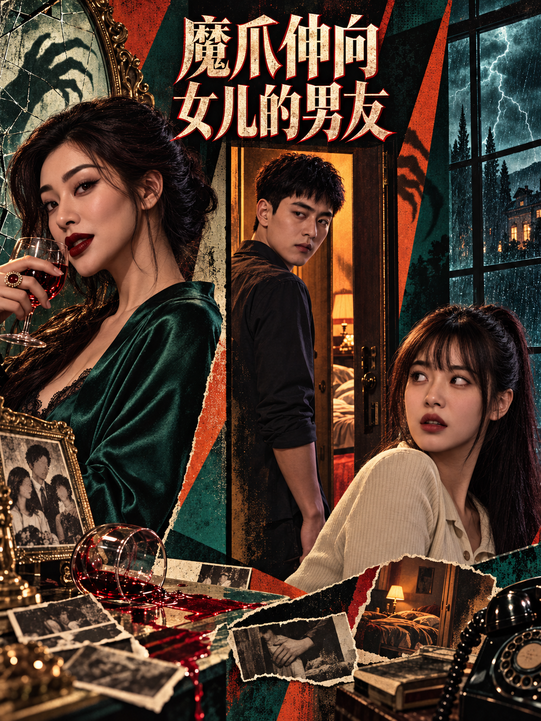 AI成人短剧：魔爪伸向女儿的男友