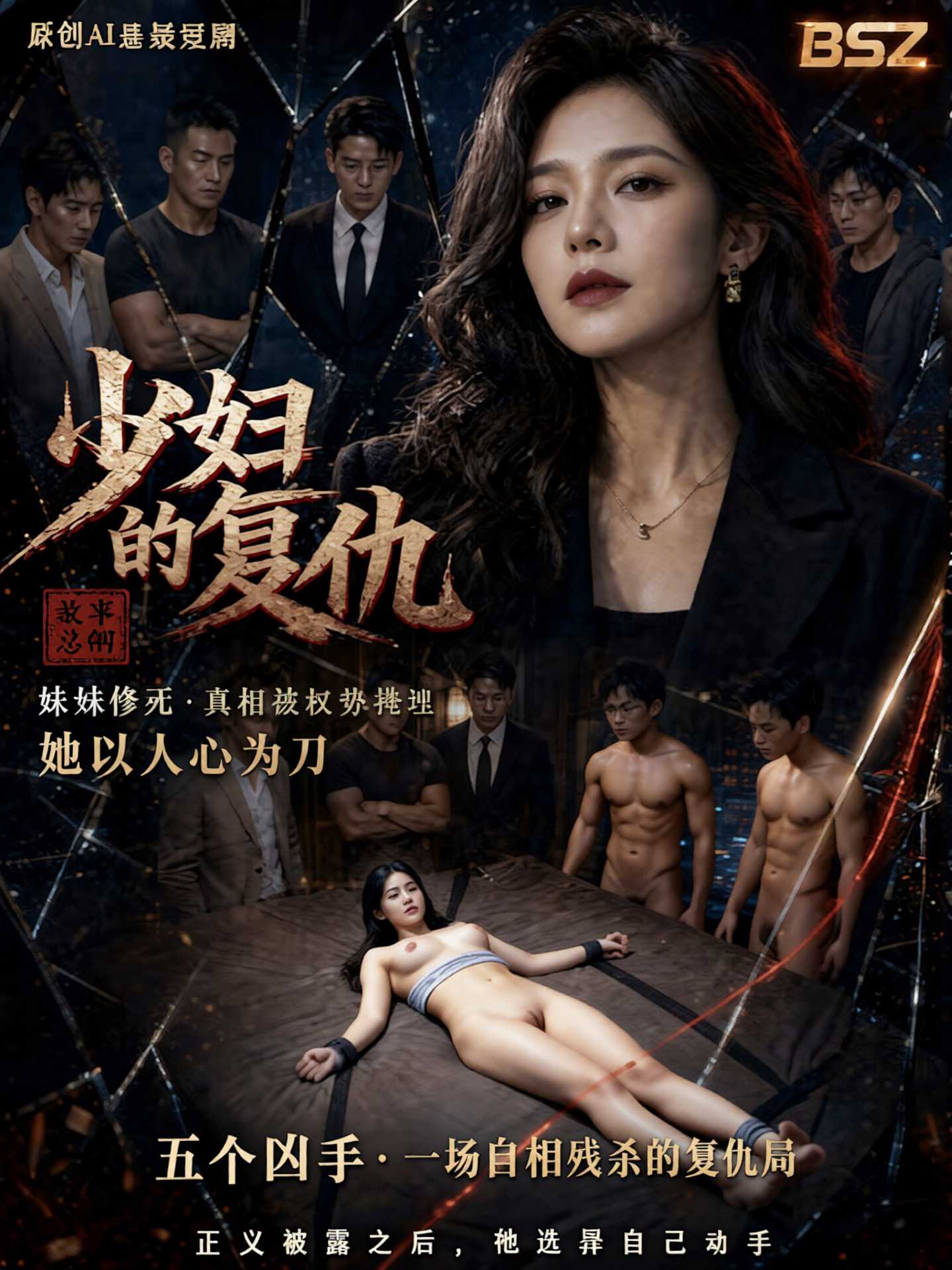 AI成人短剧：少妇的复仇