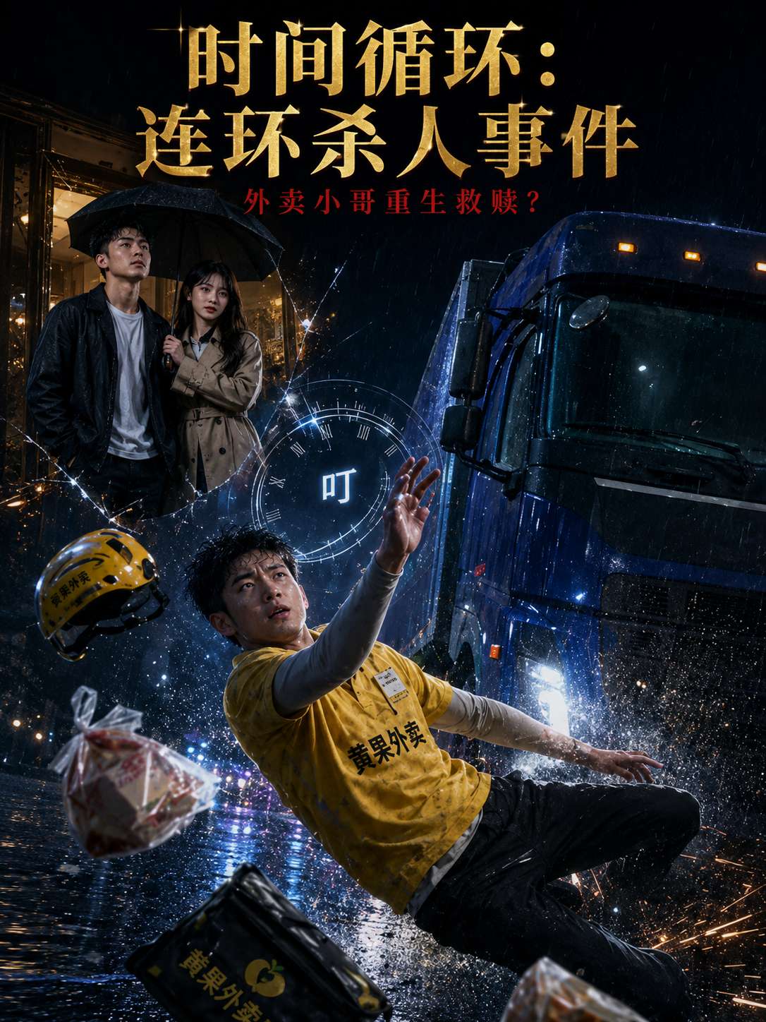 AI成人短剧：时间循环：连环杀人事件