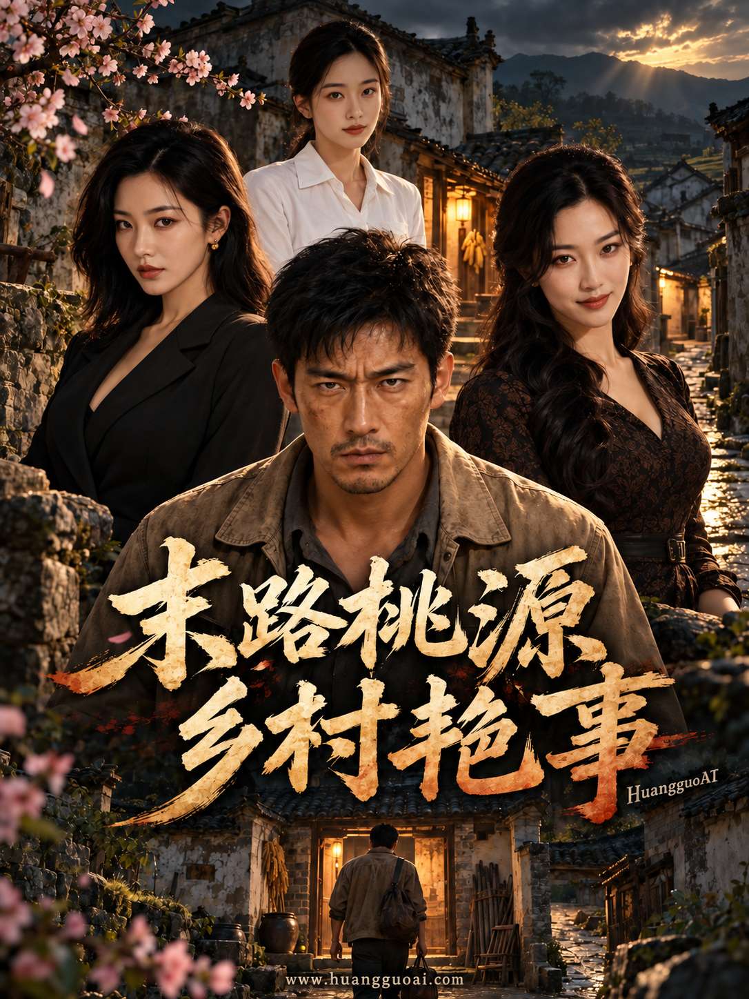 AI成人短剧：末路桃源 乡村艳事