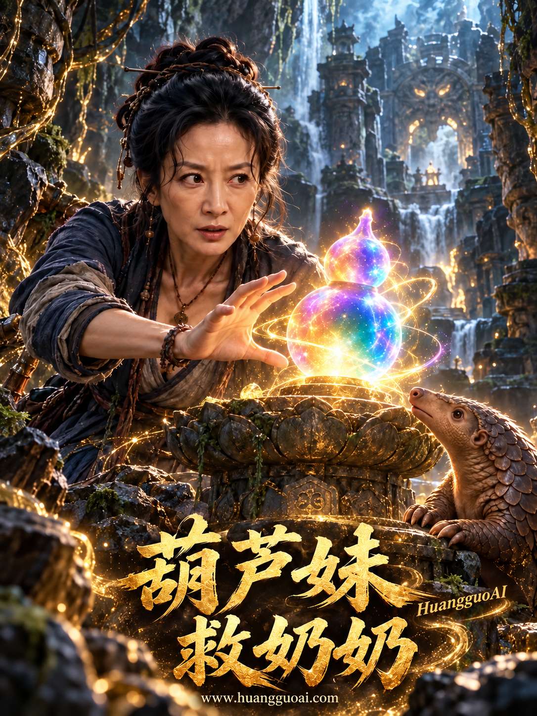 AI成人短剧：葫芦妹救奶奶