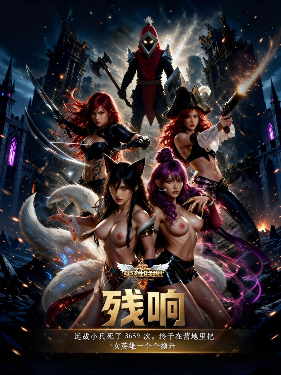 AI成人短剧：英雄联盟