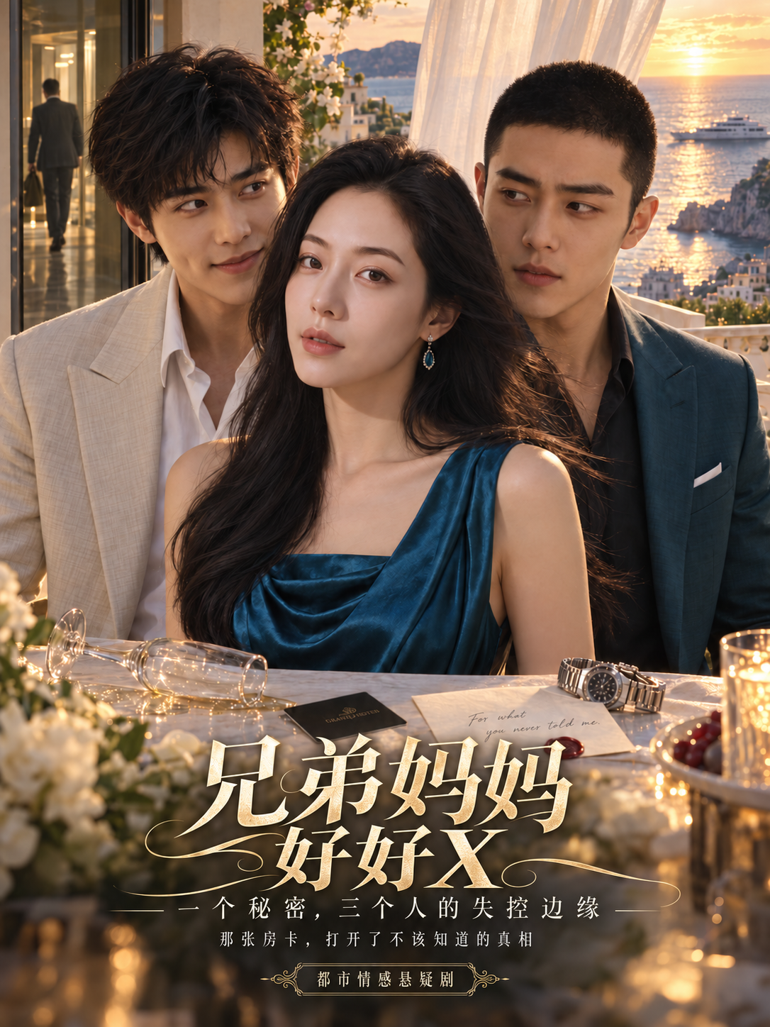 AI成人短剧：兄弟妈妈好好X