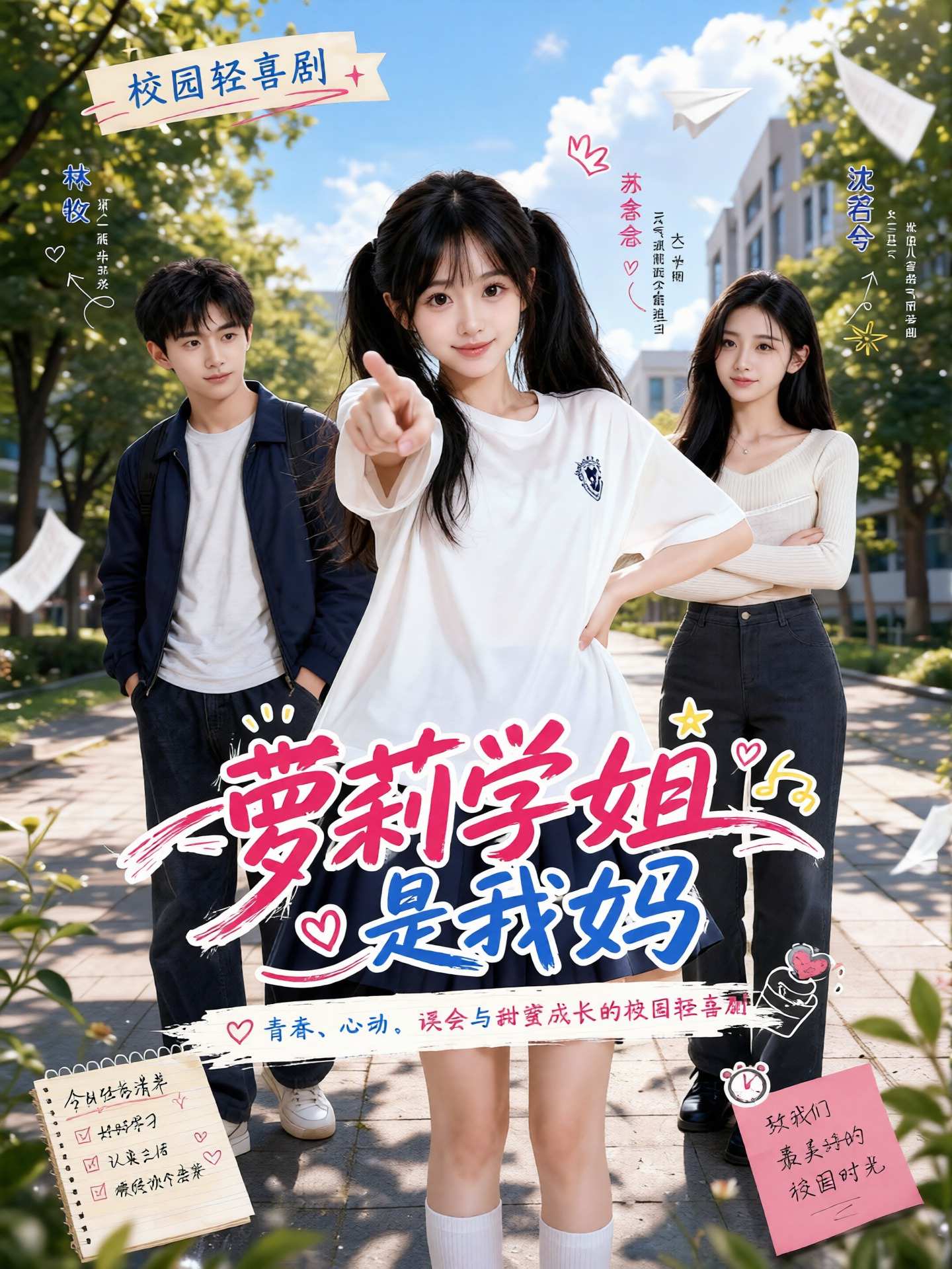 AI成人短剧：萝莉学姐是我妈？