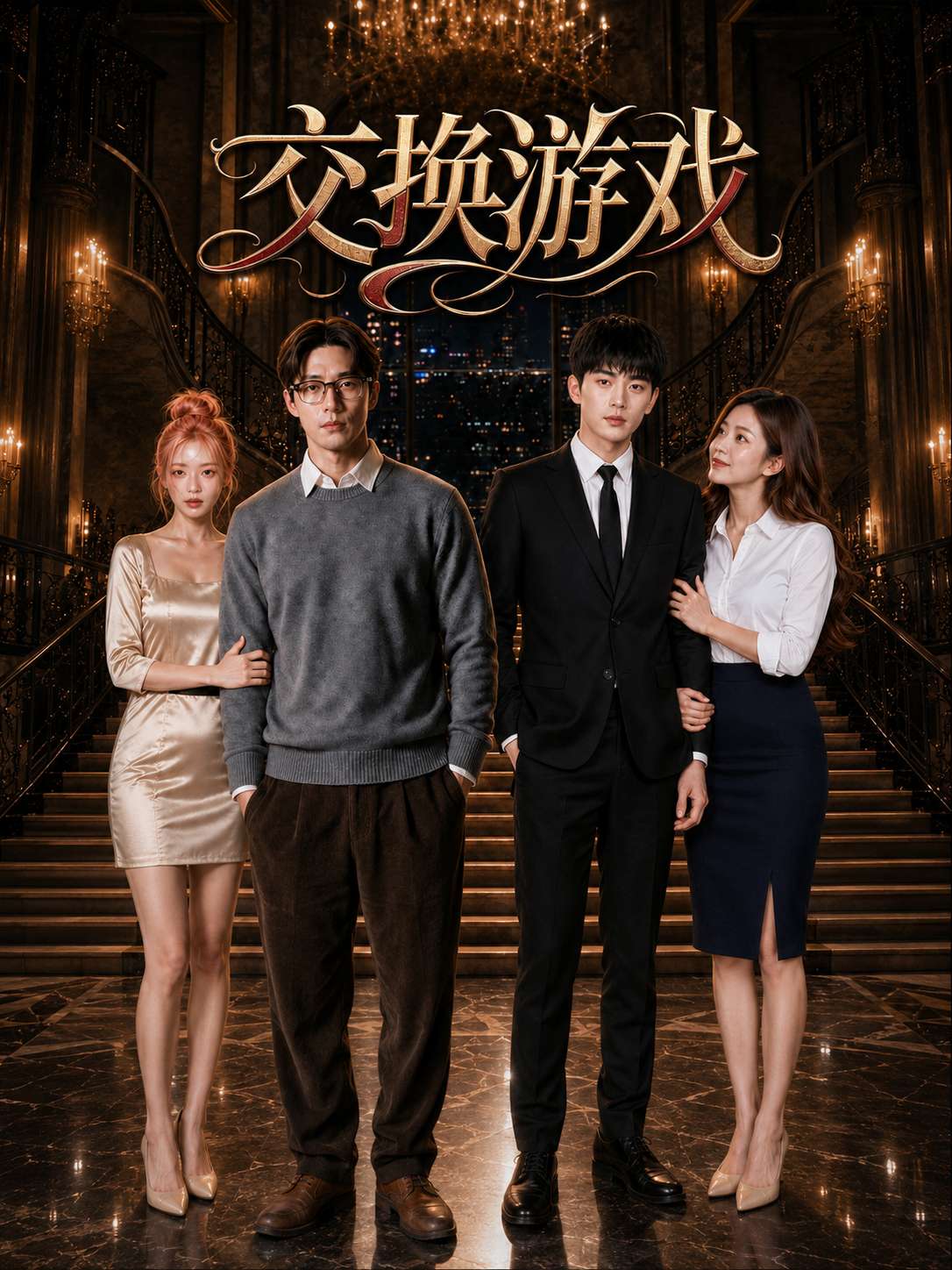 AI成人短剧：交换游戏