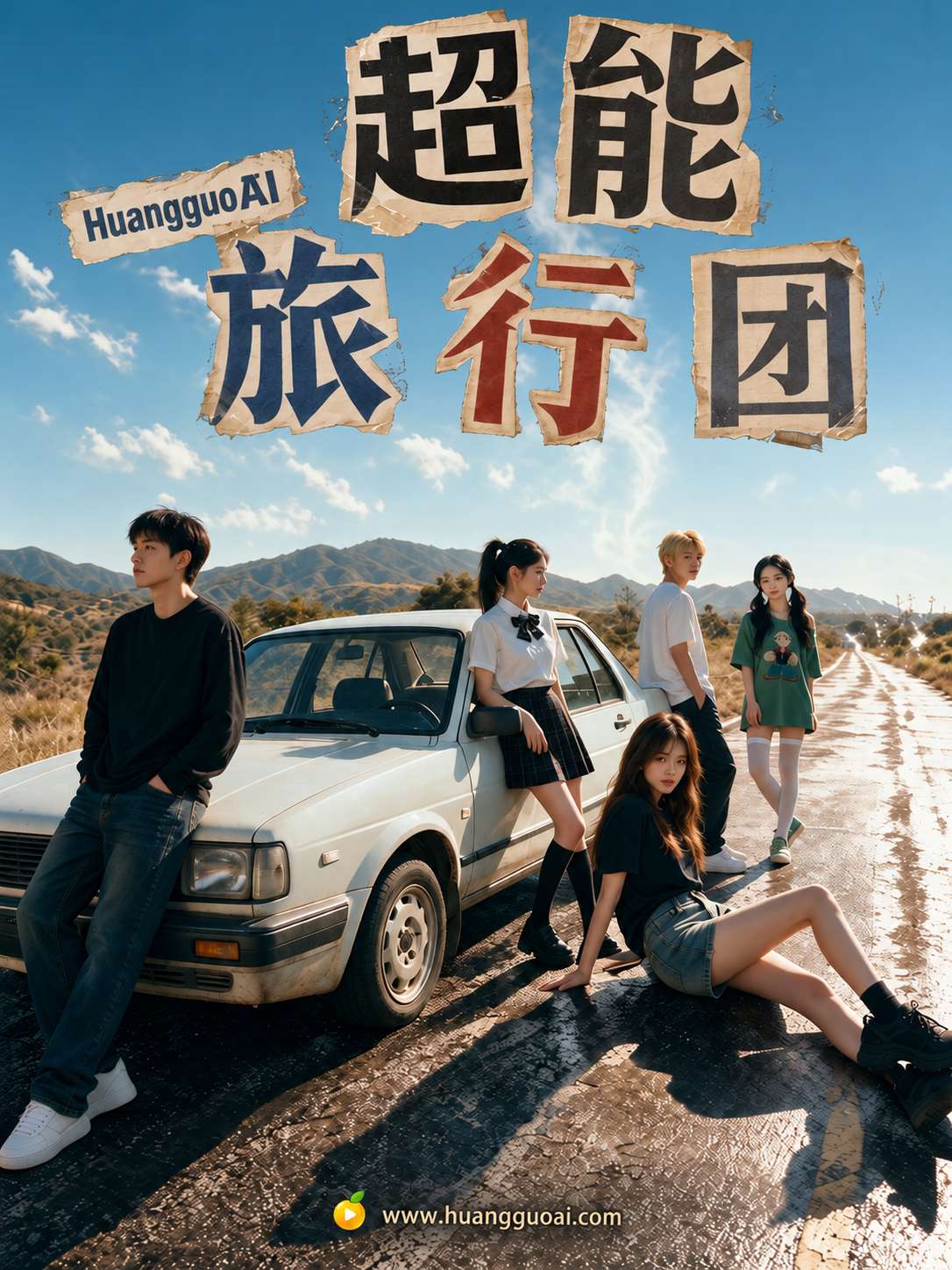 AI成人短剧：超能旅行团