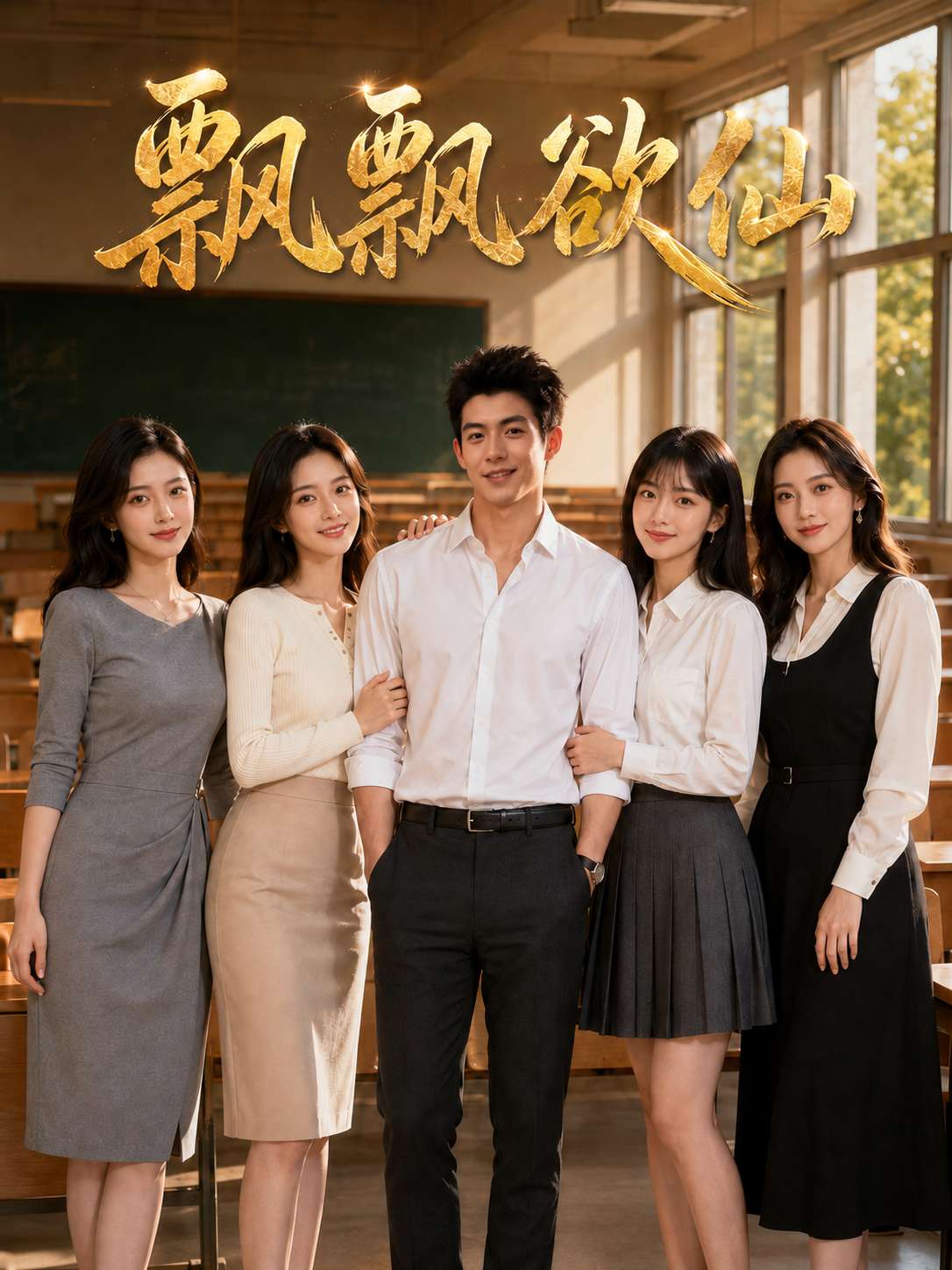 AI成人短剧：飘飘欲仙：富二代征服校园母狗