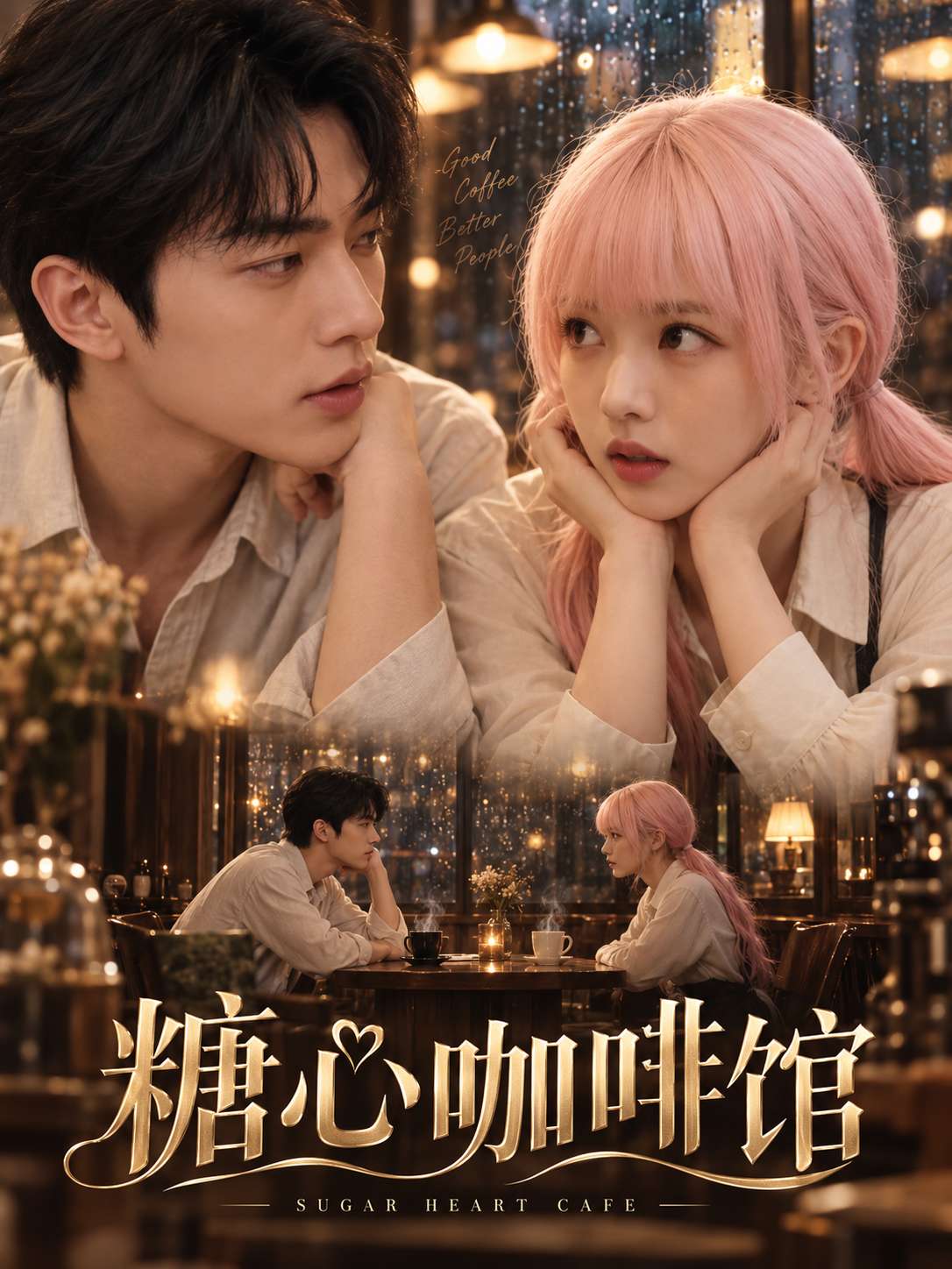 AI成人短剧：糖心咖啡馆