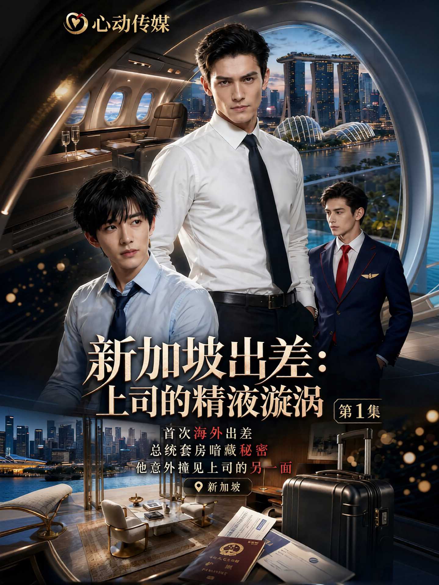 AI视频：新加坡出差，上司的精液漩涡