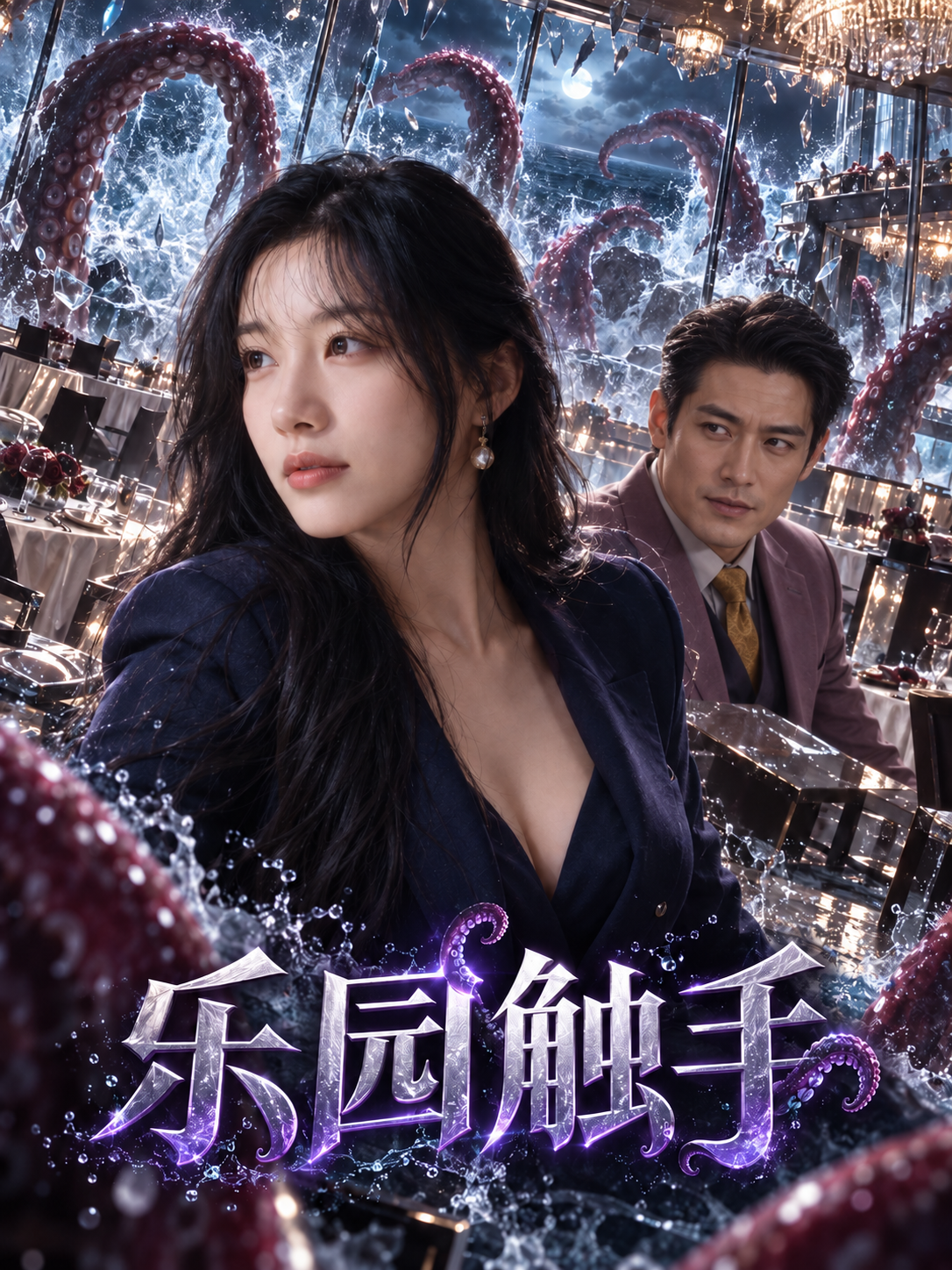 AI成人短剧：乐园触手
