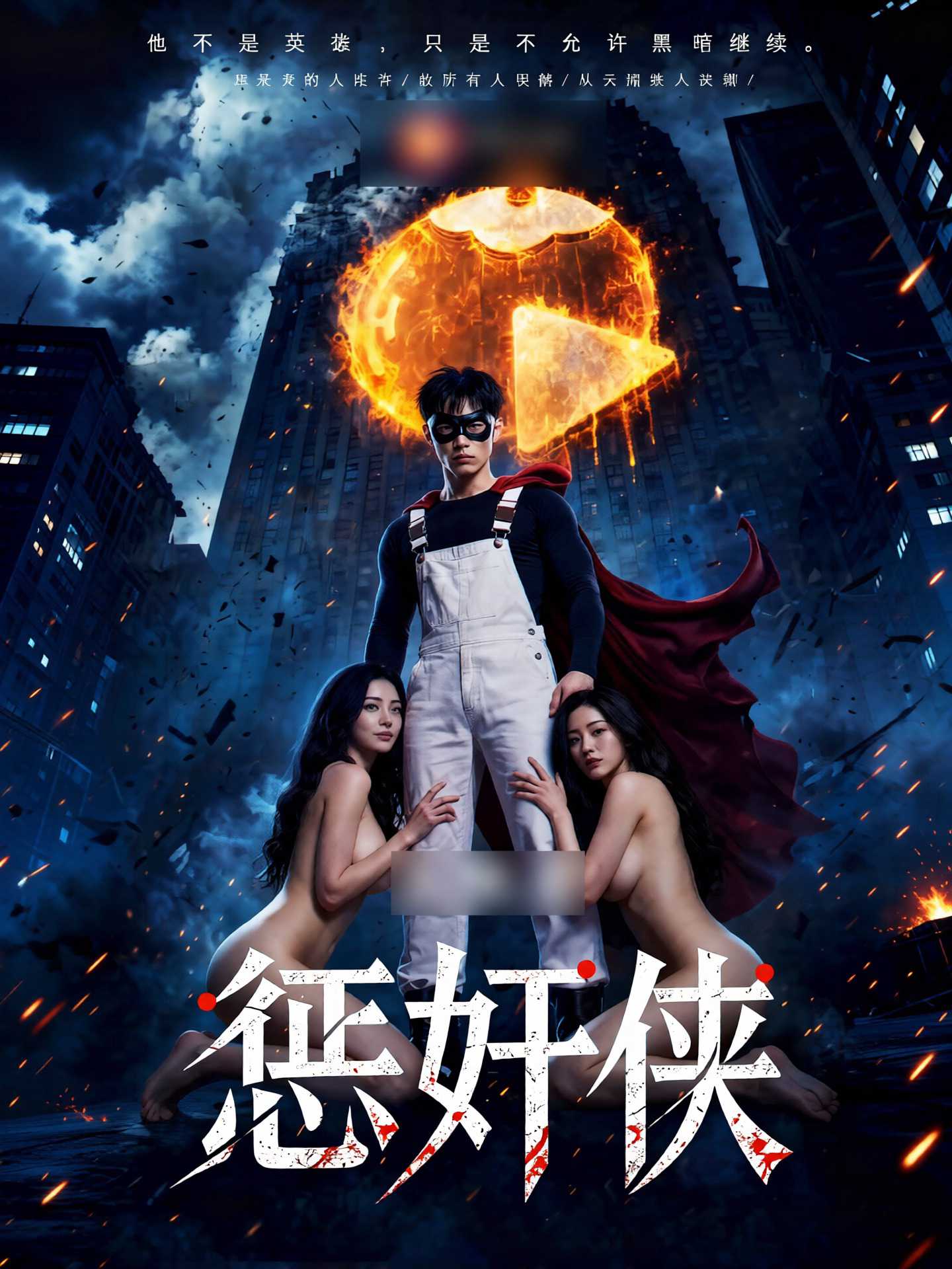 AI成人短剧：惩奸侠
