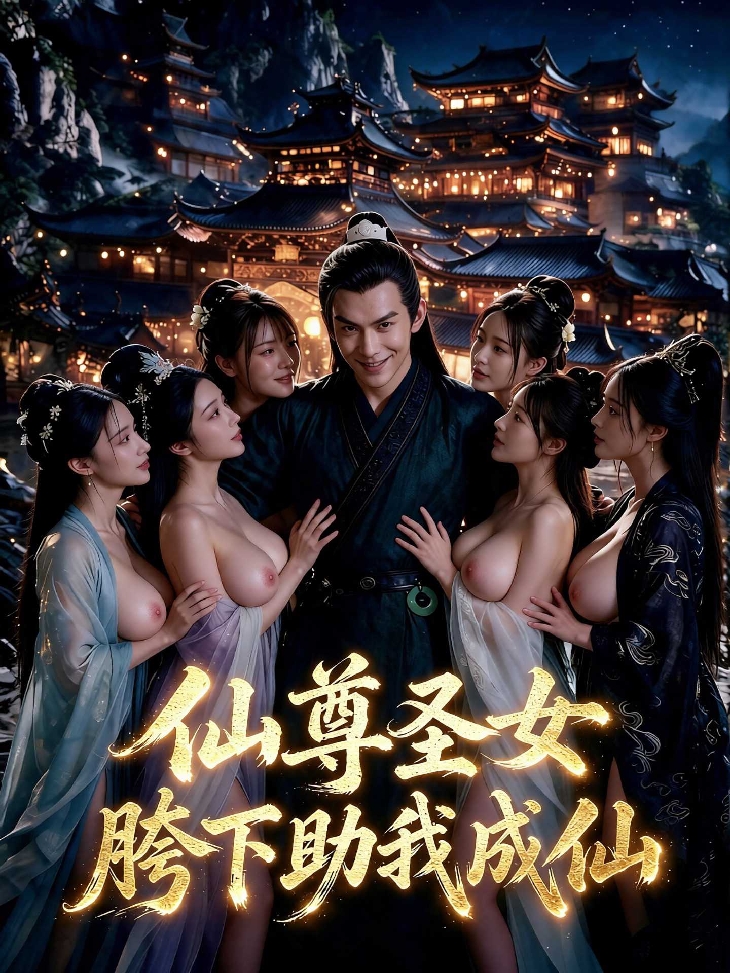 AI成人短剧：仙尊圣女胯下助我成