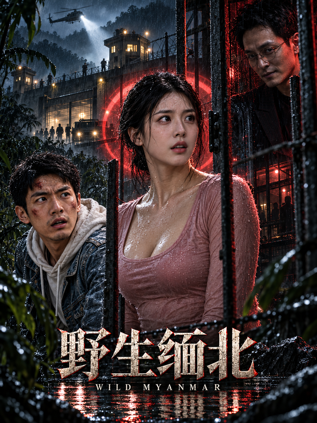 AI成人短剧：野生缅北