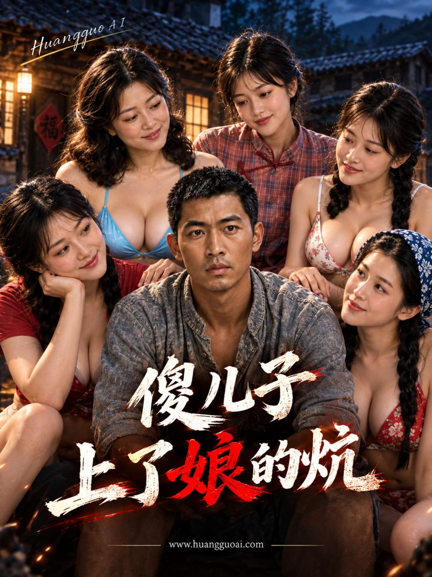 AI成人短剧：傻儿子上了娘的炕