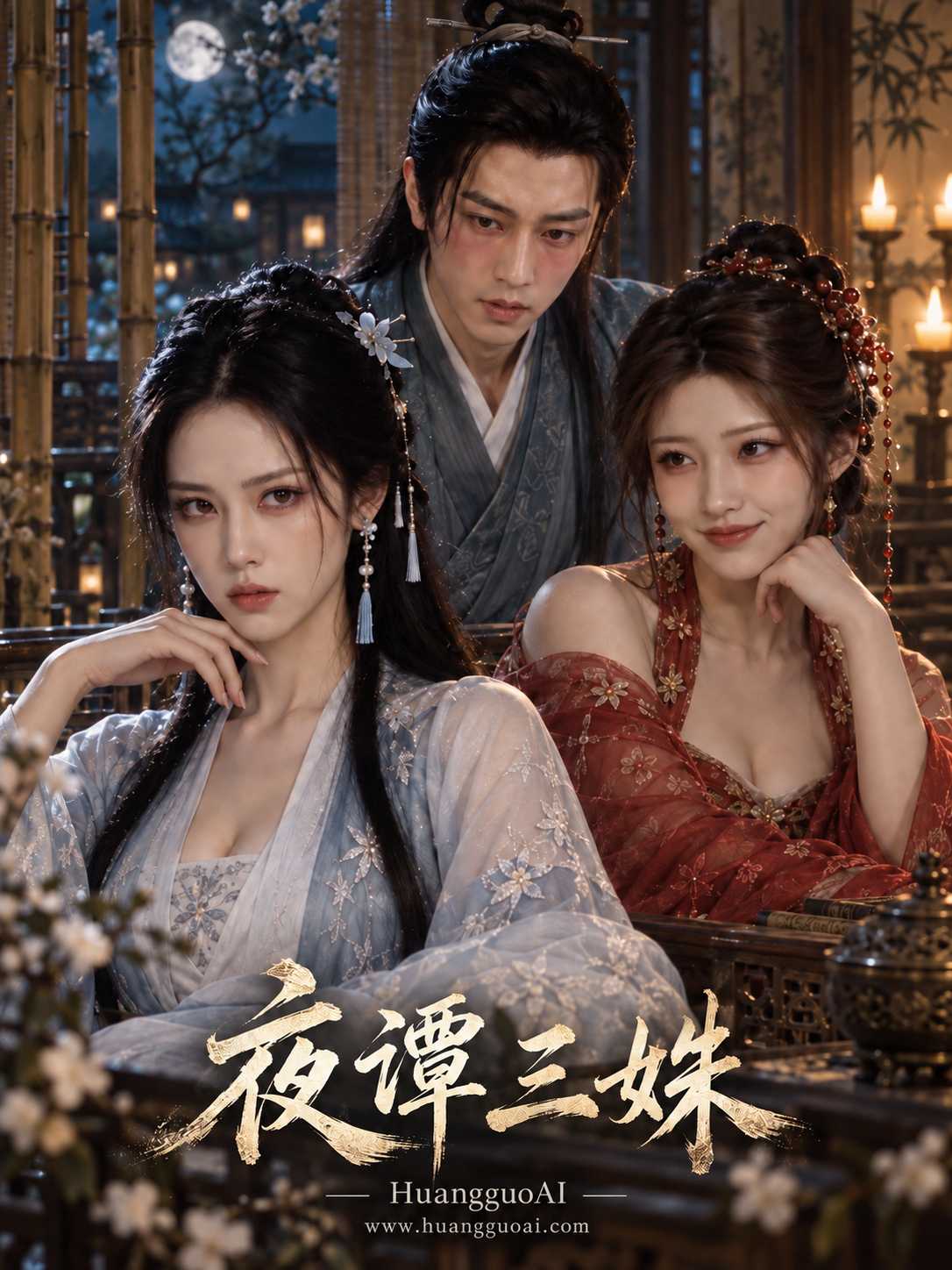 AI视频：夜谭三姝