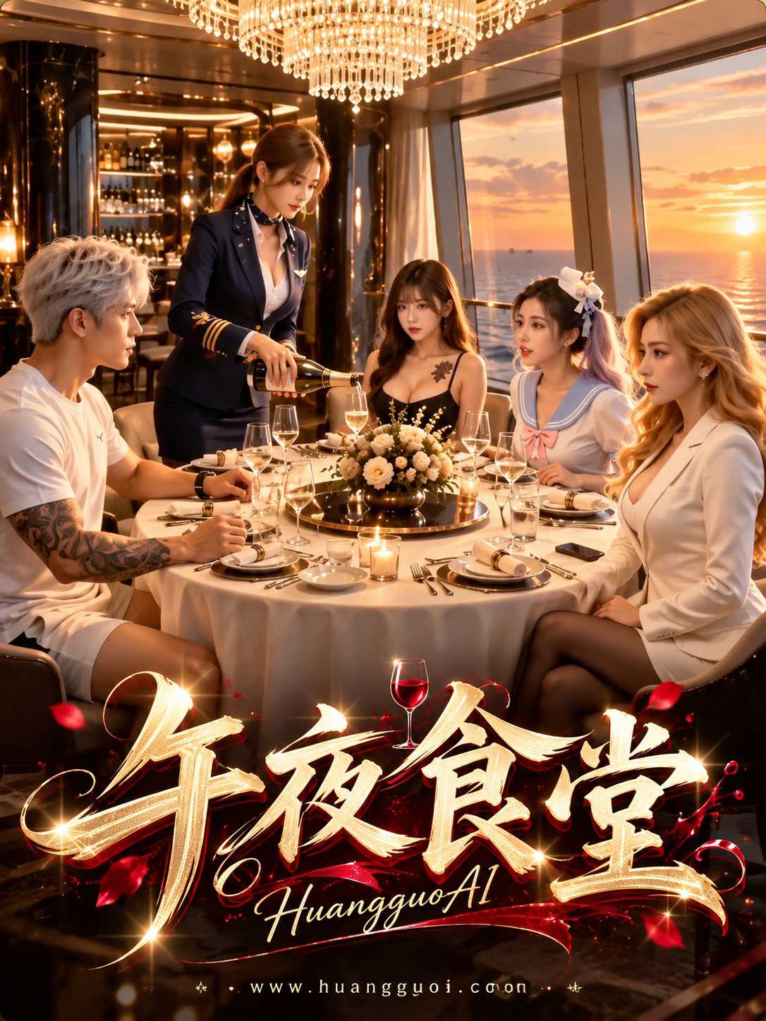 成人短剧：午夜食堂