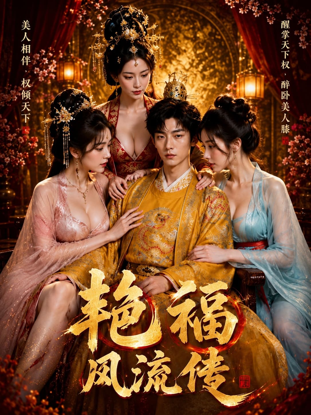 AI成人短剧：艳福风流传