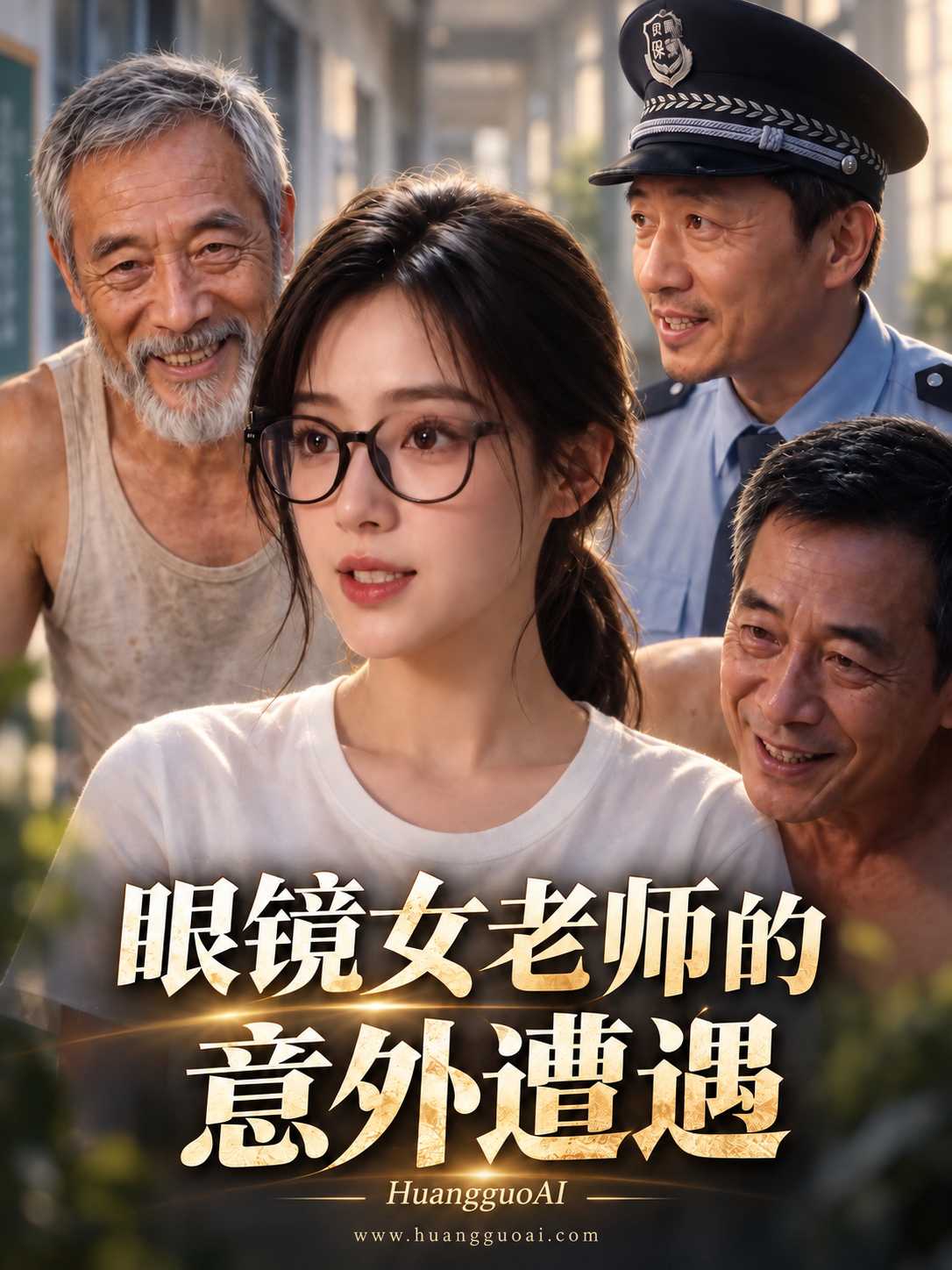 AI成人短剧：眼镜女老师的意外遭遇