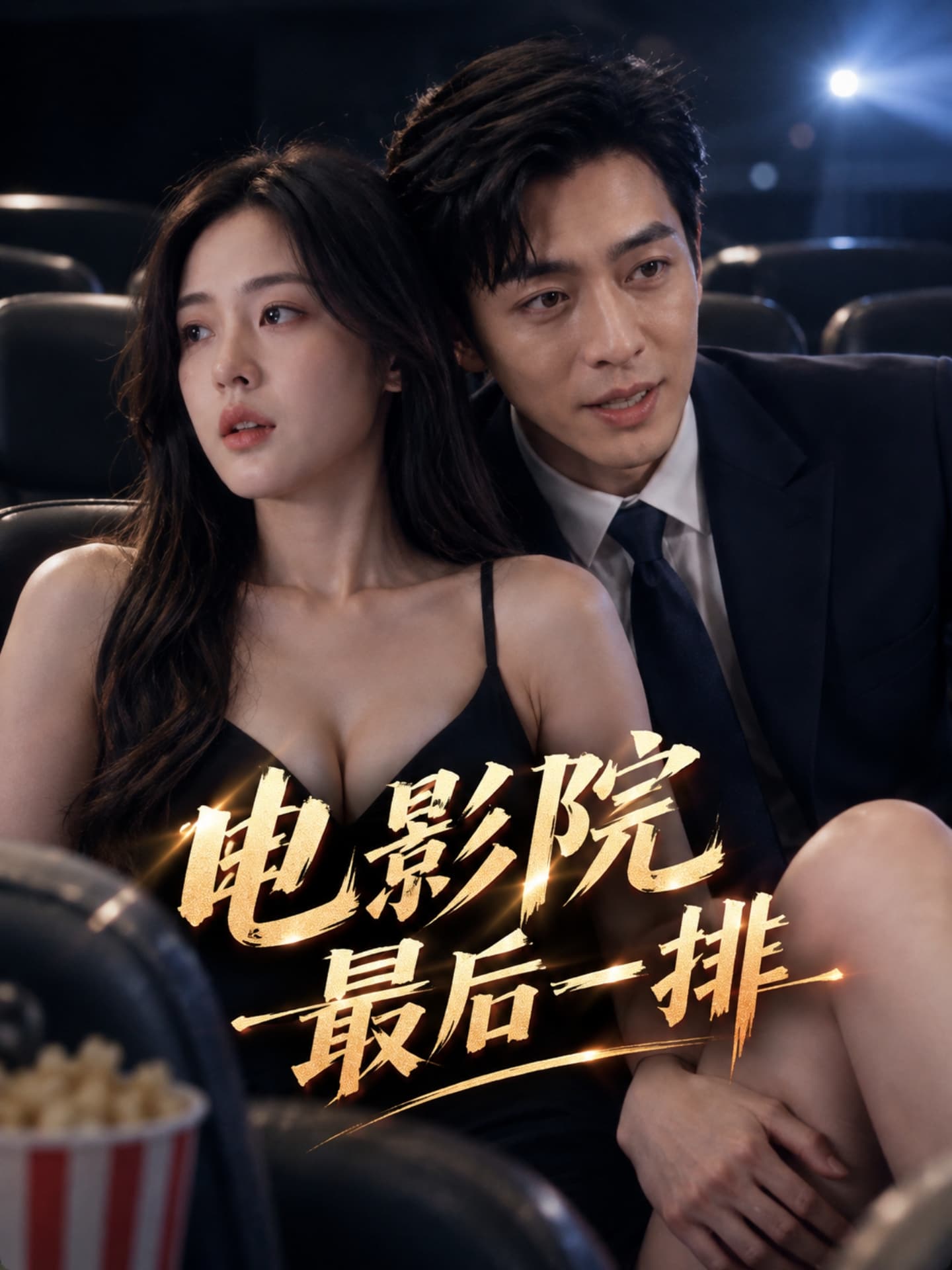 AI成人短剧：电影院最后一排