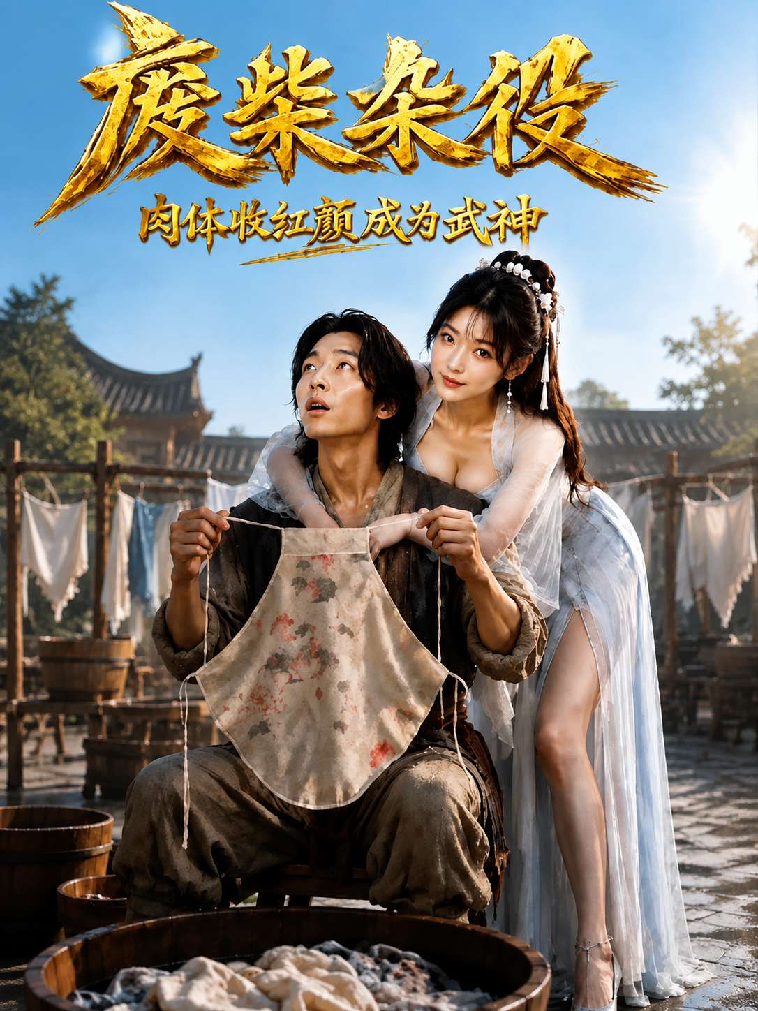 AI成人短剧：废柴杂役