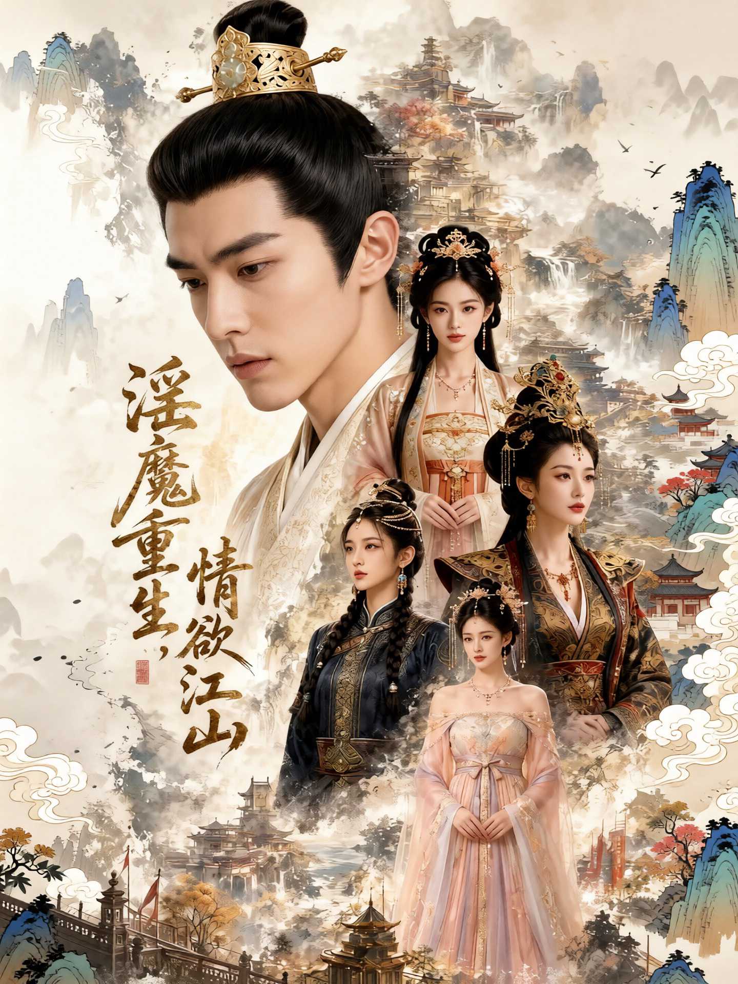 AI成人短剧：淫魔重生情欲江山