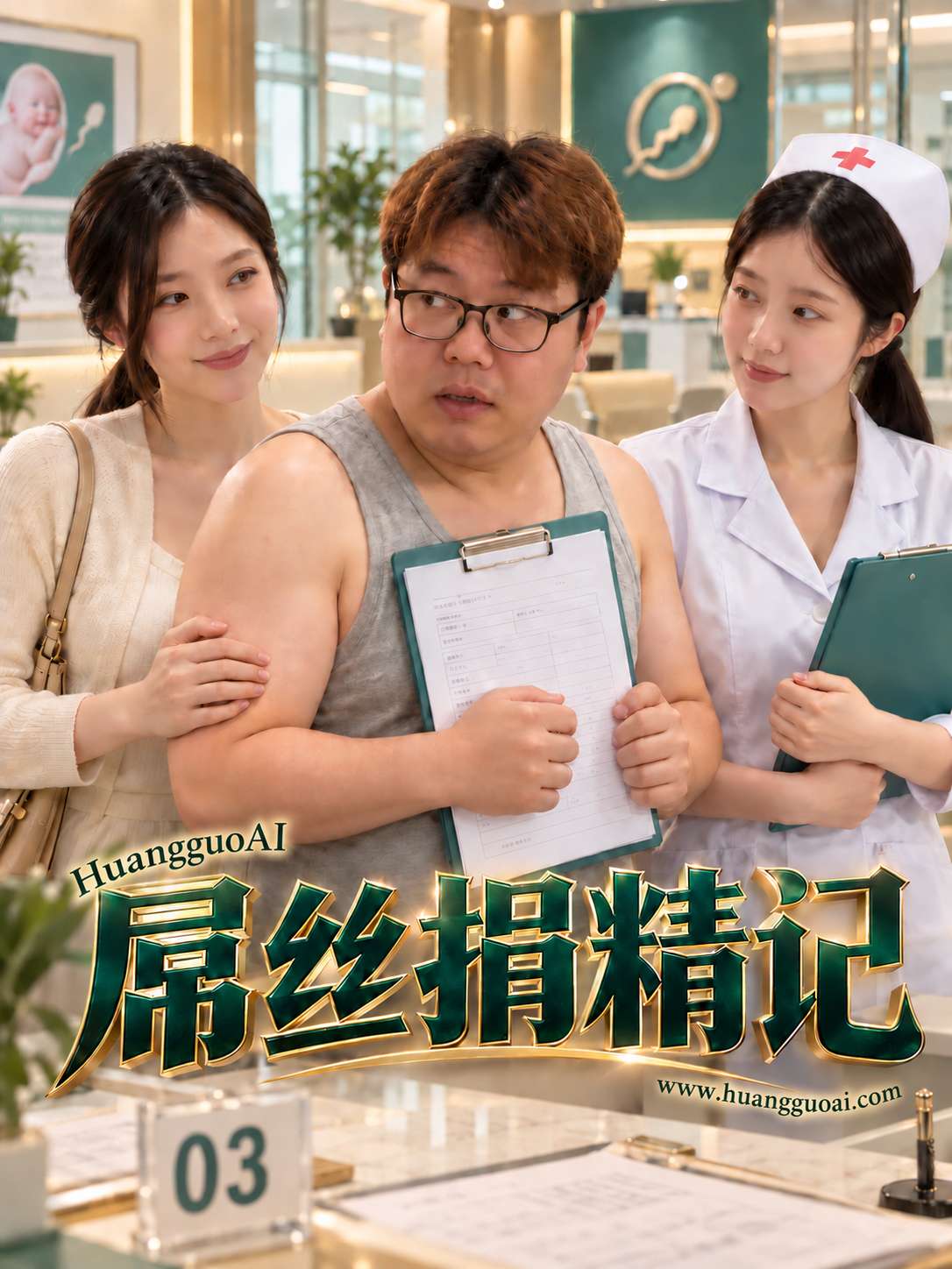 AI视频：屌丝捐精记