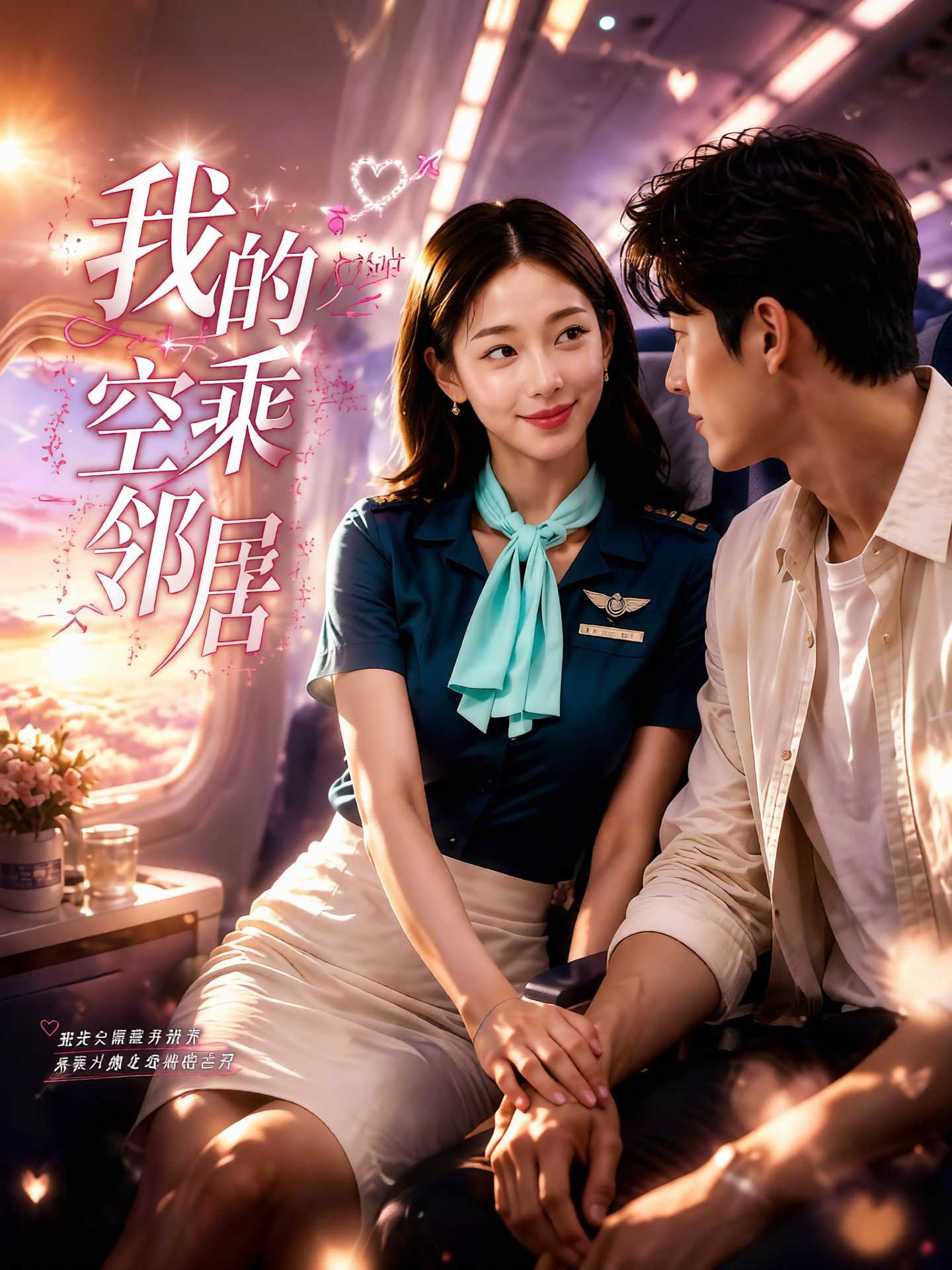 AI成人短剧：我的空乘邻居